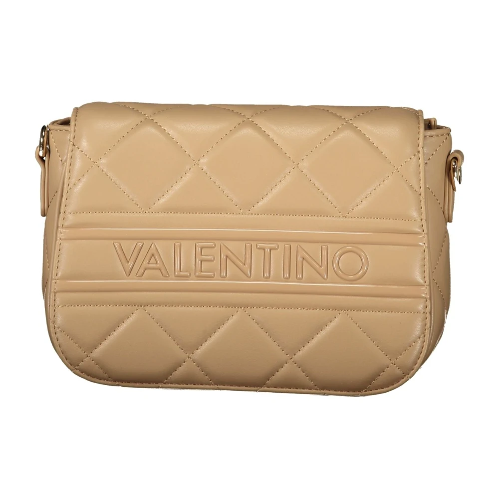 Valentino by Mario Valentino Beige Schoudertas met Verstelbare Band Beige Dames