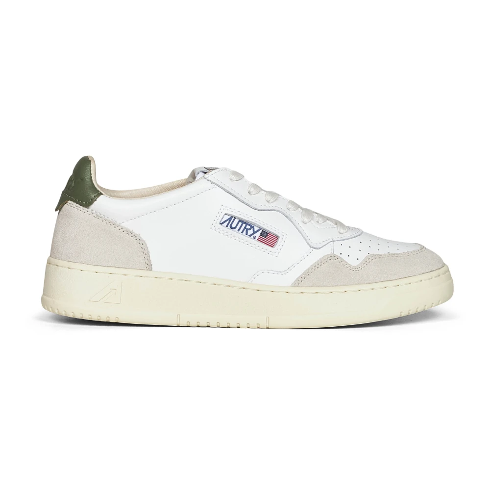 Autry Men's White Medalist Low - Sneakers - 8 Uk - Shoes