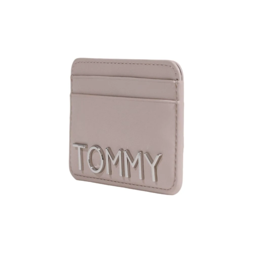Tommy Jeans Damesportemonnee in roze polyurethaan Pink Dames