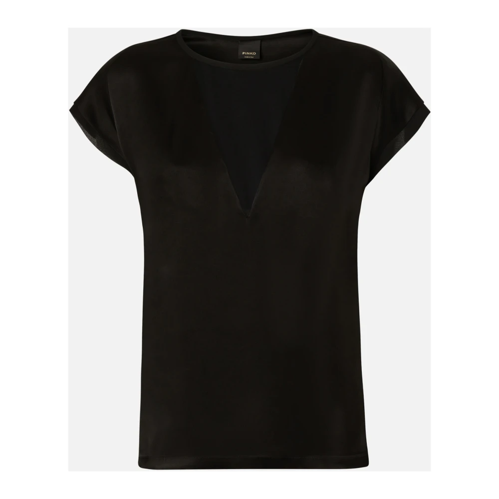 Pinko Oranje Blouse Model 103951A206 Black Dames