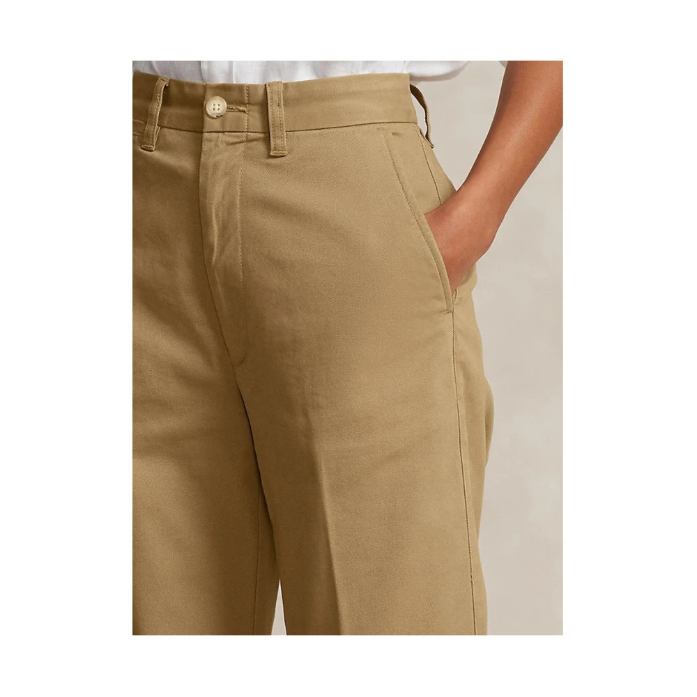 Ralph Lauren Stijlvolle Broeken voor Mannen Beige Dames