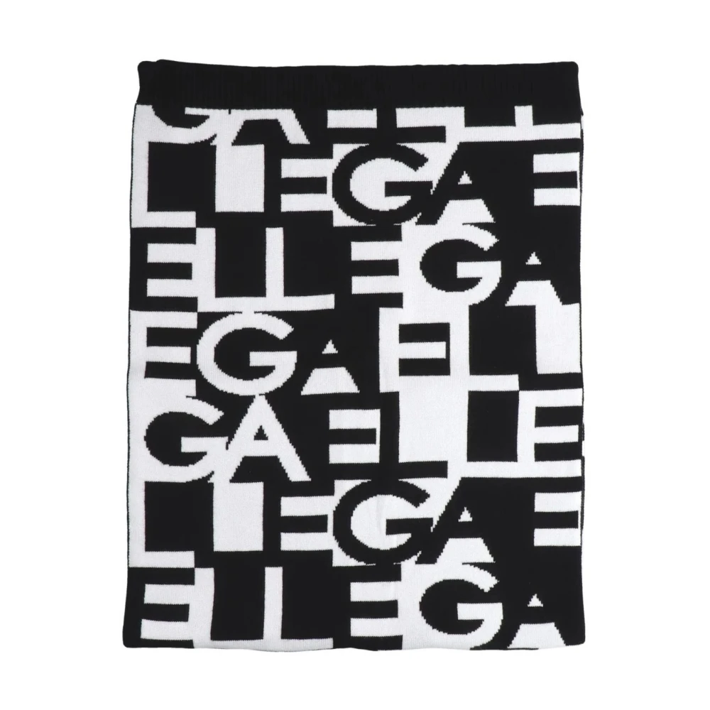 Gaëlle Paris Women's Multicolor Fantasia Lettering Unisex White Jacquard - Winter Scarves - One Size - Accessories