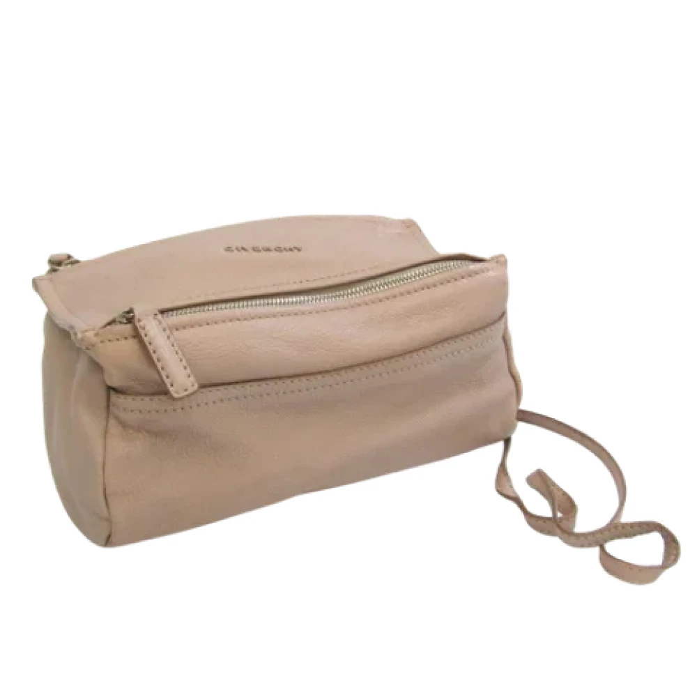 Givenchy Pre-owned Leather shoulder-bags Beige Dames