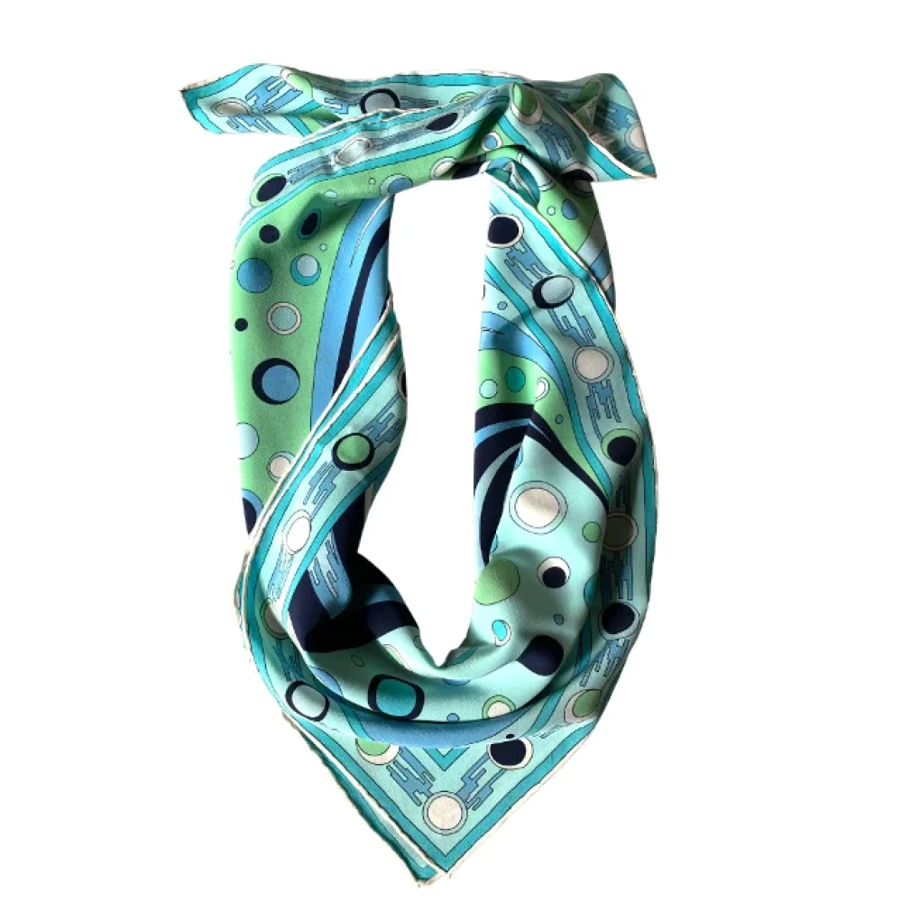 Emilio Pucci Pre-owned Silk scarves Multicolor Dames