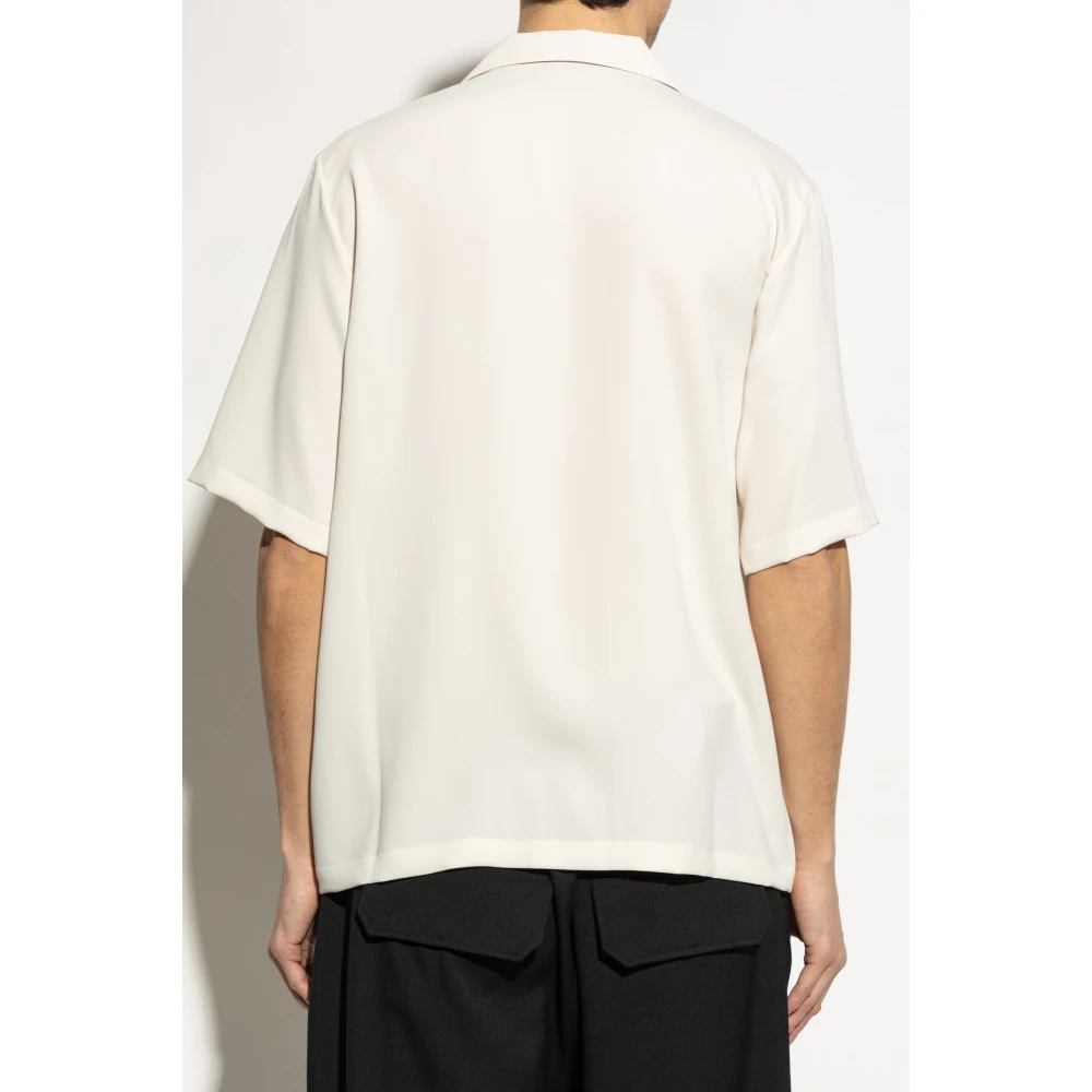 Amiri Shirt met logo Beige Heren
