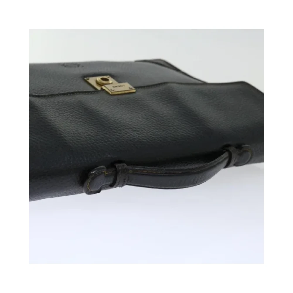 Loewe Pre-owned Leather handbags Black Dames