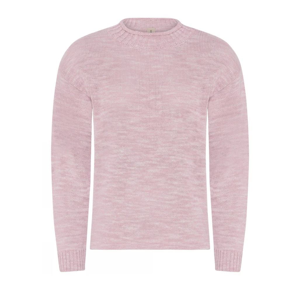 Skovhuus Roze Melange Coltrui Pullover Blouse Pink Dames