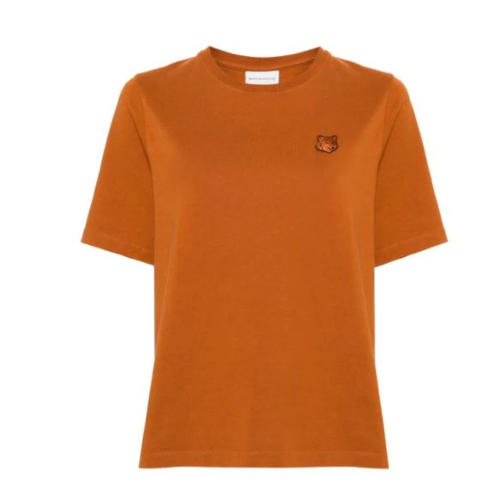 Maison Kitsuné Stijlvolle T-shirts en Polos Orange Dames