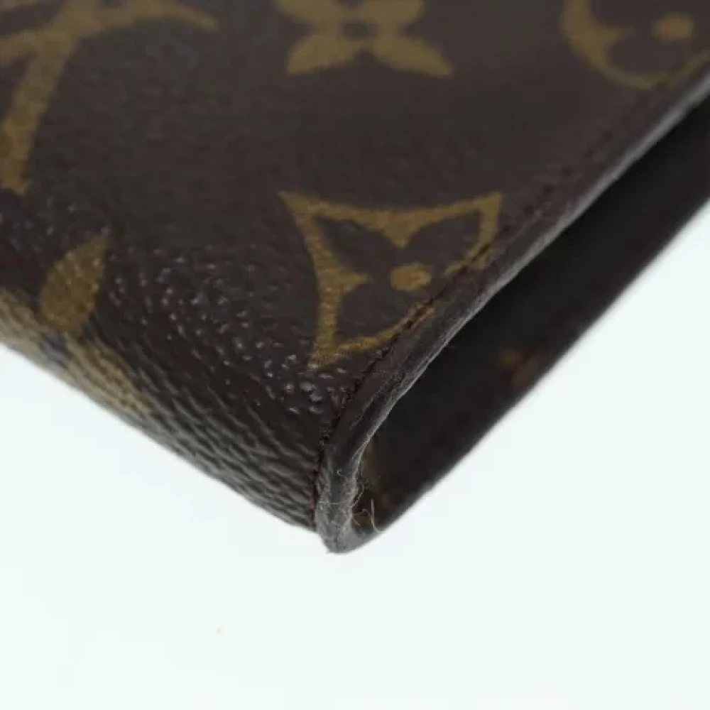 Louis Vuitton Vintage Pre-owned Canvas clutches Brown Dames