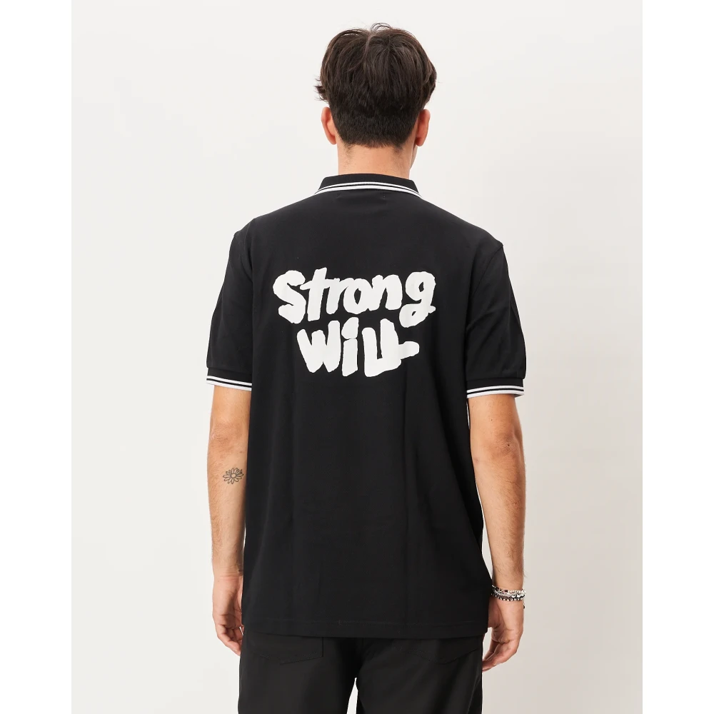 Comme des Garçons Groene T-shirts en Polo's met korte mouwen Black Heren