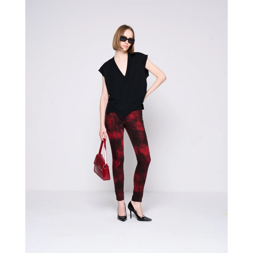 Silvian Heach Skinny Fantasie Jeans met Rits Sluiting Multicolor Dames