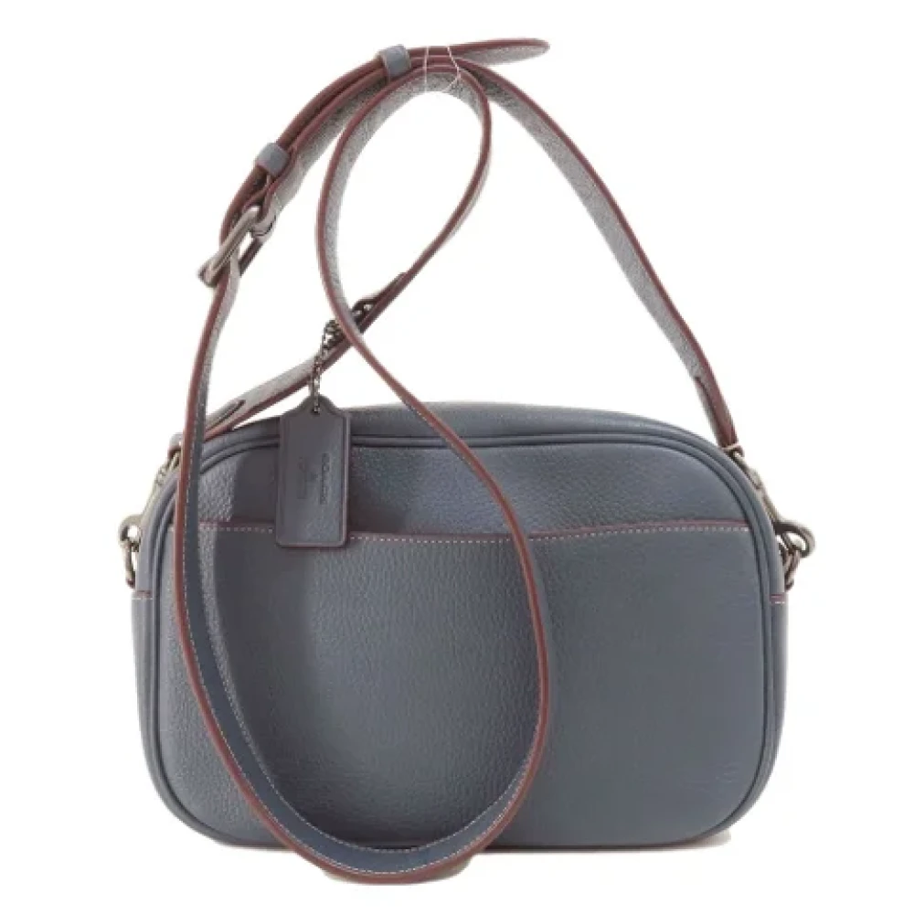 Coach Pre-owned Leather shoulder-bags Blue Dames