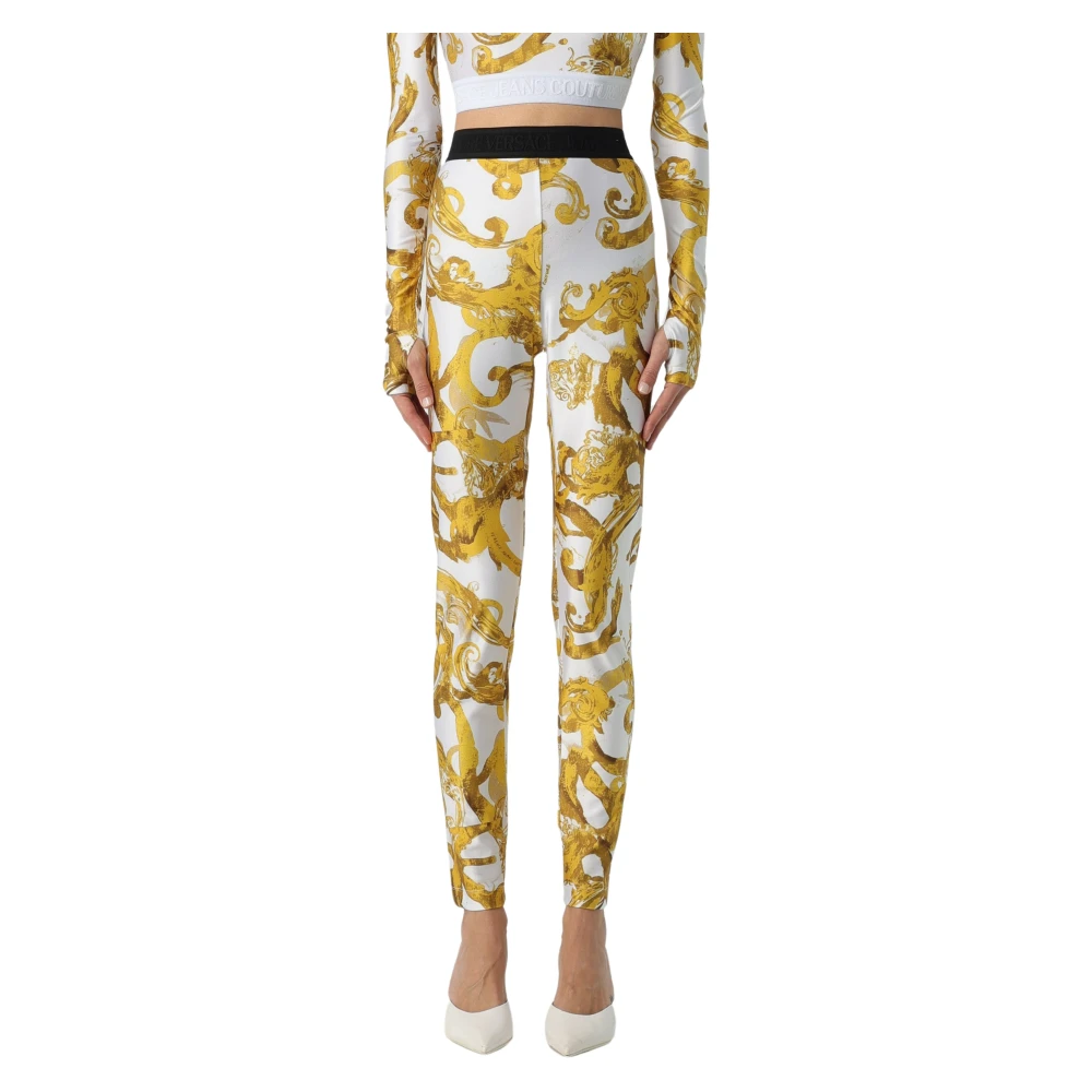 Versace Slim-fit Trousers White Dames