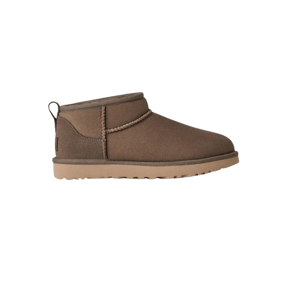 Ugg Gray Winter Boots, Female, 6 Uk, Classic Ultra Mini