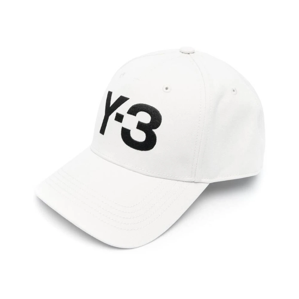 Y-3 Off-White Polyester Pet met Logo White Heren