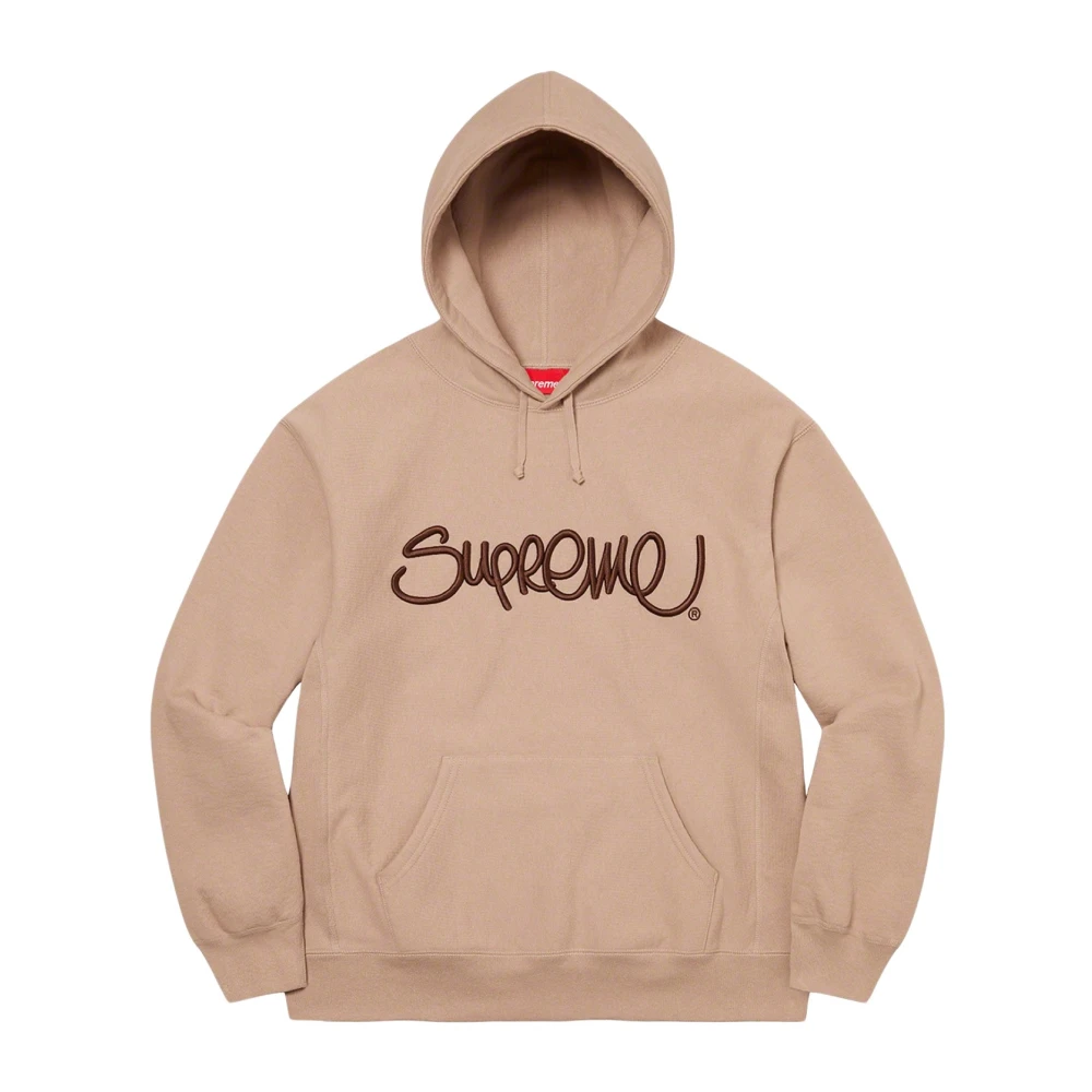 Supreme Hoodie Donker Taupe Brown Heren