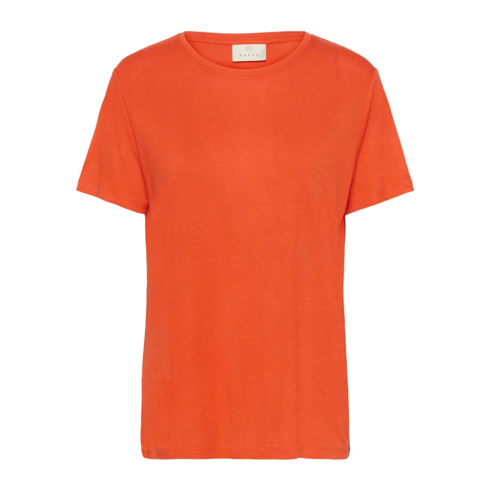Kaffe - Tops > T-Shirts - Orange - Kaffe - Modalova