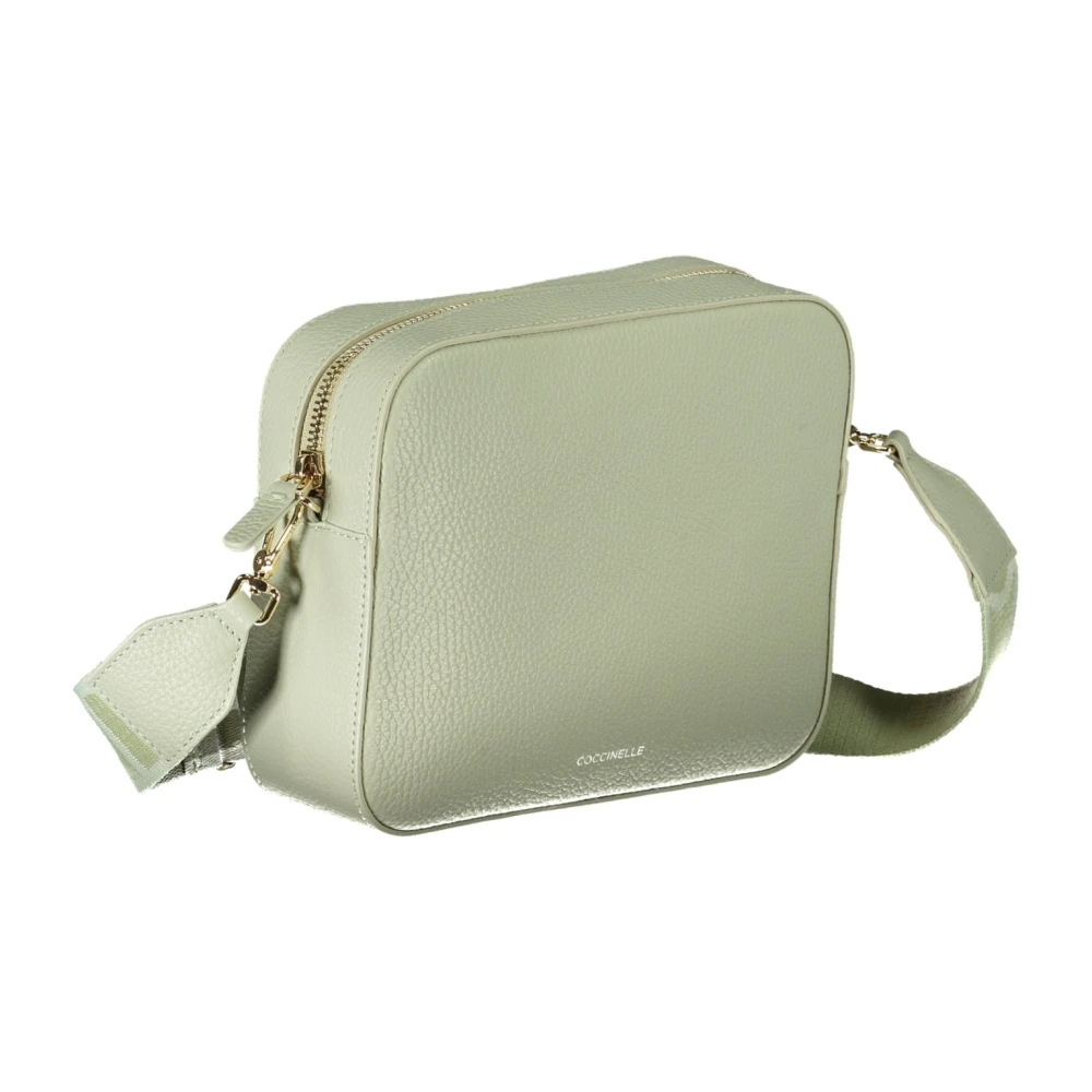 Coccinelle Groene Schoudertas met Ritssluiting Green Dames