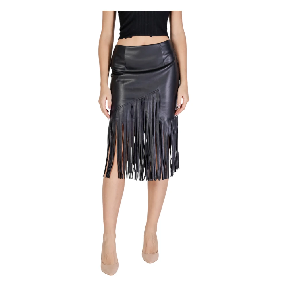 Vila Herfst Winter Dames Rokken Collectie Black Dames