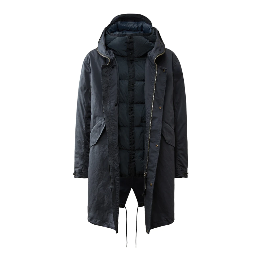 C.P. Company Grijze Winterjassen Gray Heren