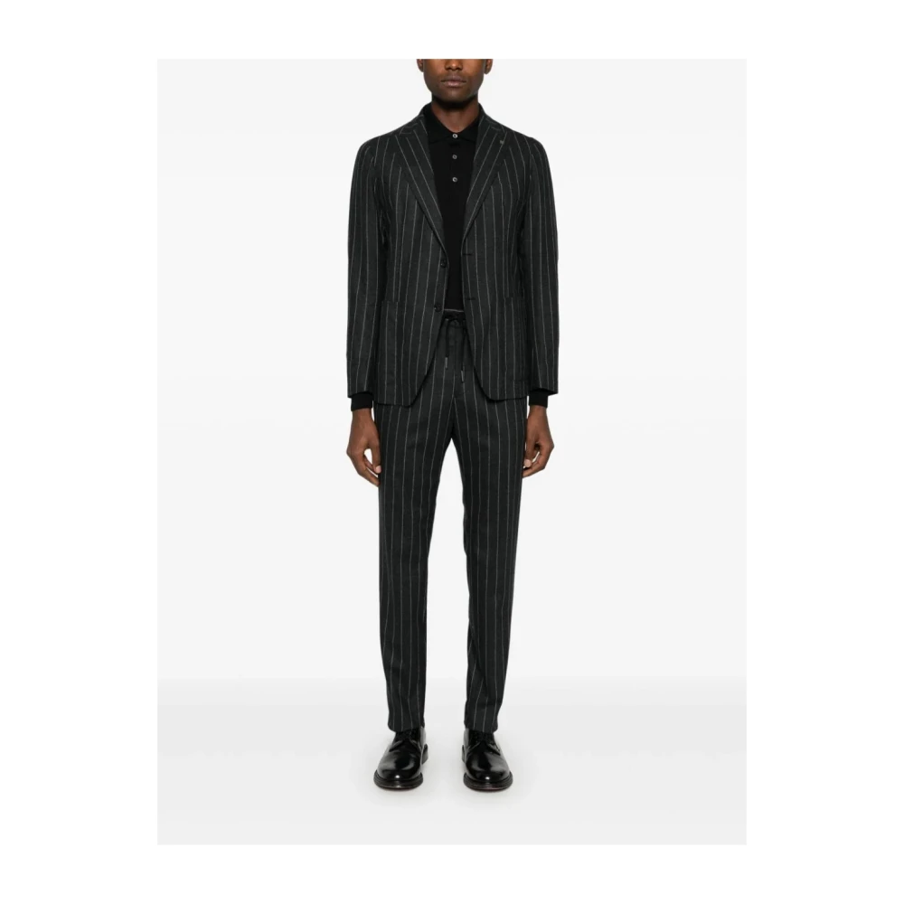 Tagliatore Polos Black Heren