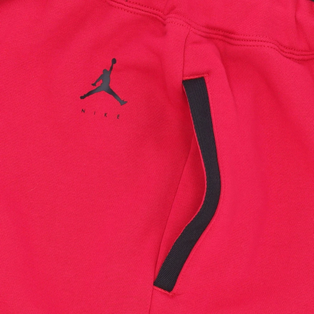 Jordan Mystic Hibiscus Zwarte Fleece Broek Pink Heren