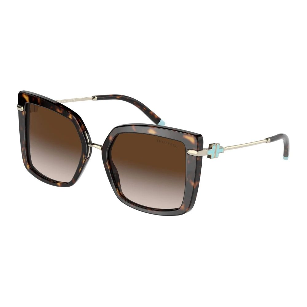 Tiffany Women's Brown Sunglasses, 54 Mm, Shaded Sunglasses