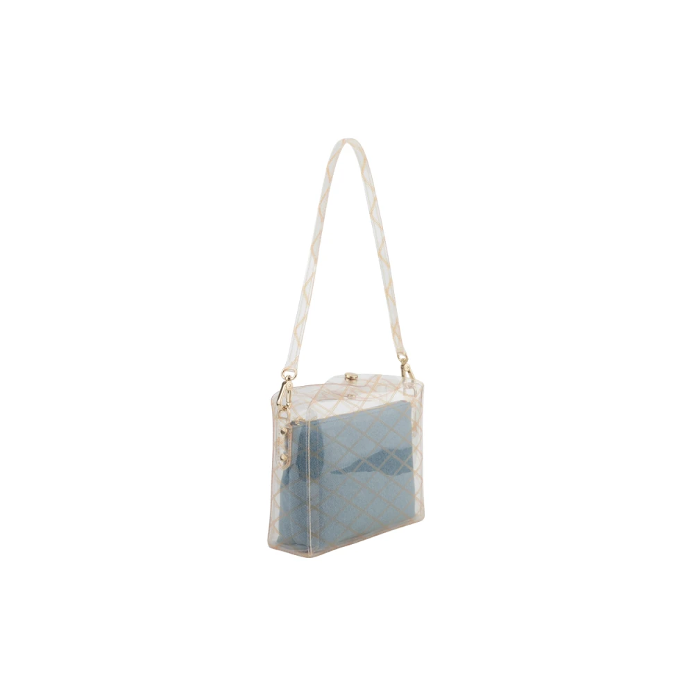 Pourchet Paris Cassetta Cristal | Trotteur jean gold Blue Dames
