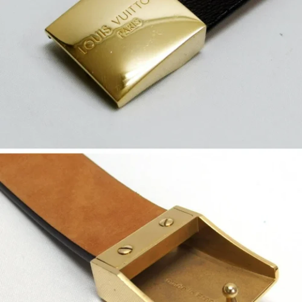 Louis Vuitton Vintage Pre-owned Leather belts Brown Heren