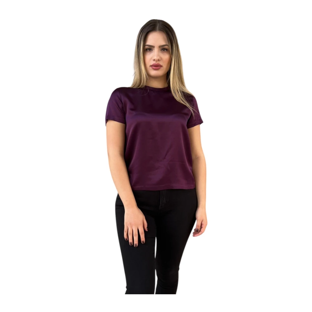 Liu Jo Elegante Blouse met Uniek Design Purple Dames