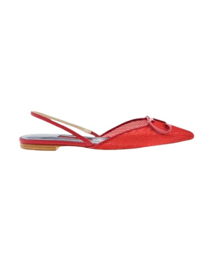 ballerines-insignia-en-maille-rouge