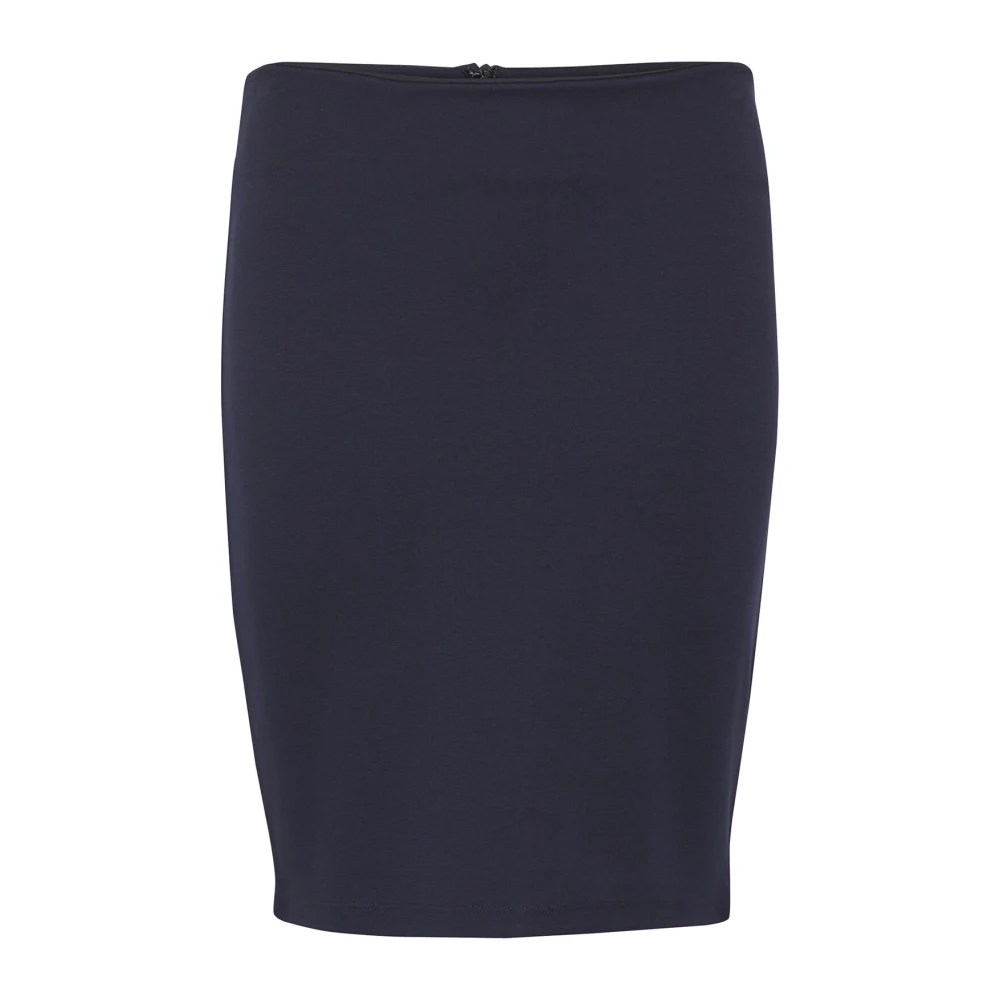 Saint Tropez Eenvoudige Rok met Ritssluiting Black Dames