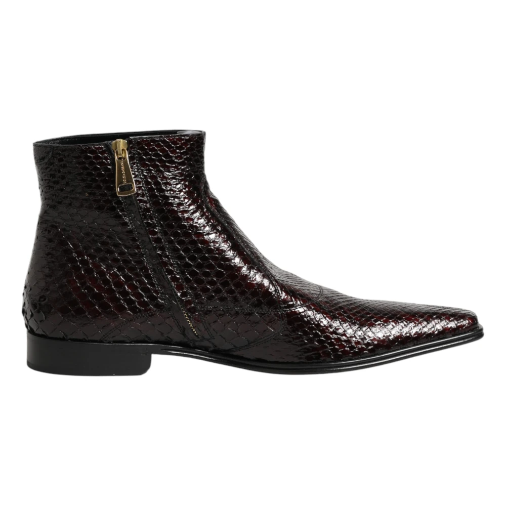 Dolce & Gabbana Men's Red Short Boots