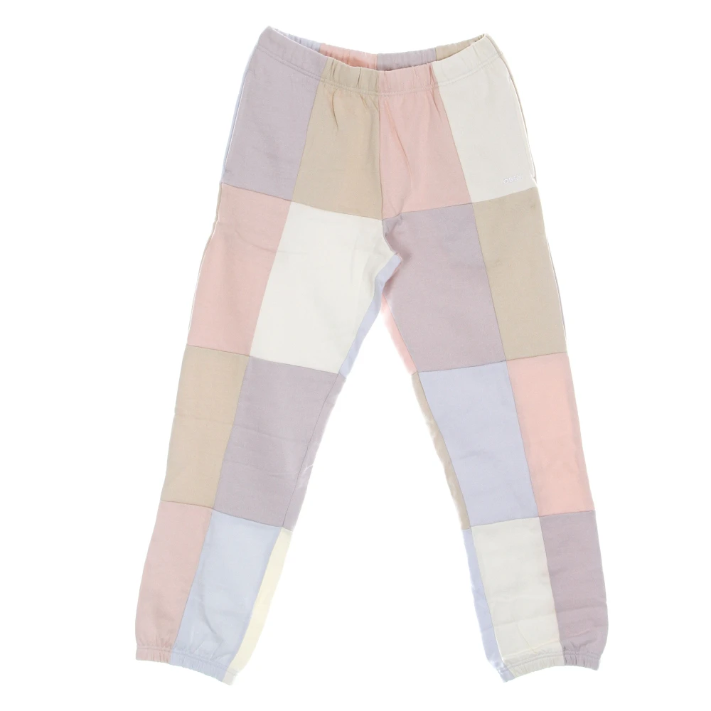 Obey Multicolor Fleece Tracksuit Joggers Opal Multi - Female - Sweatpants - M - Trousers