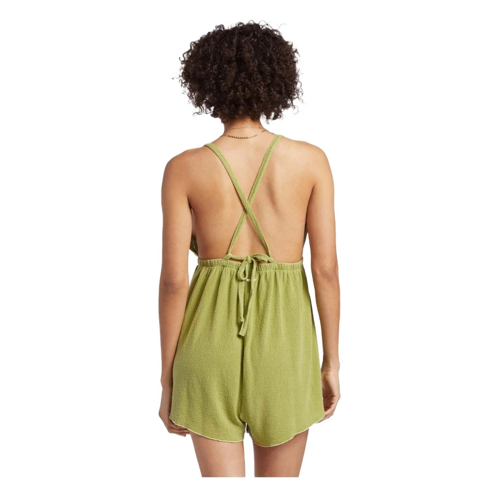 Billabong On Vacay Cover-Up Jumpsuit Green Dames
