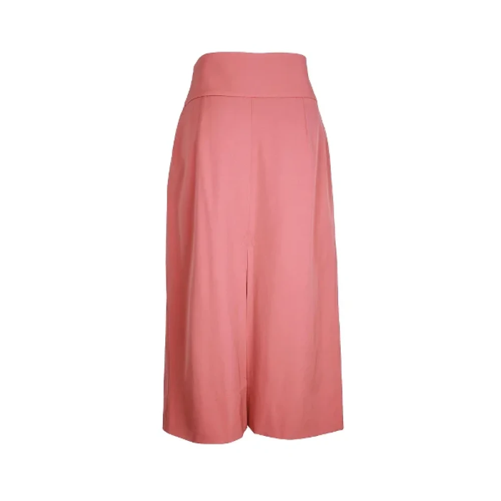 Hermès Vintage Pre-owned Wool bottoms Pink Dames
