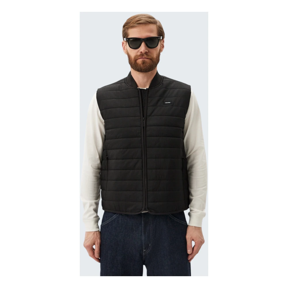 Calvin Klein Gewatteerd Opvouwbaar Puffer Vest Black Heren