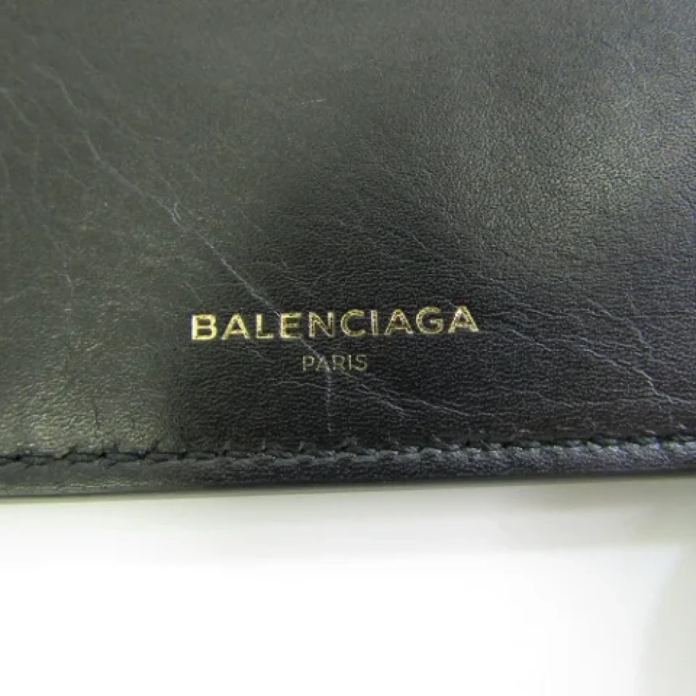 Balenciaga Vintage Pre-owned Leather wallets Black Heren