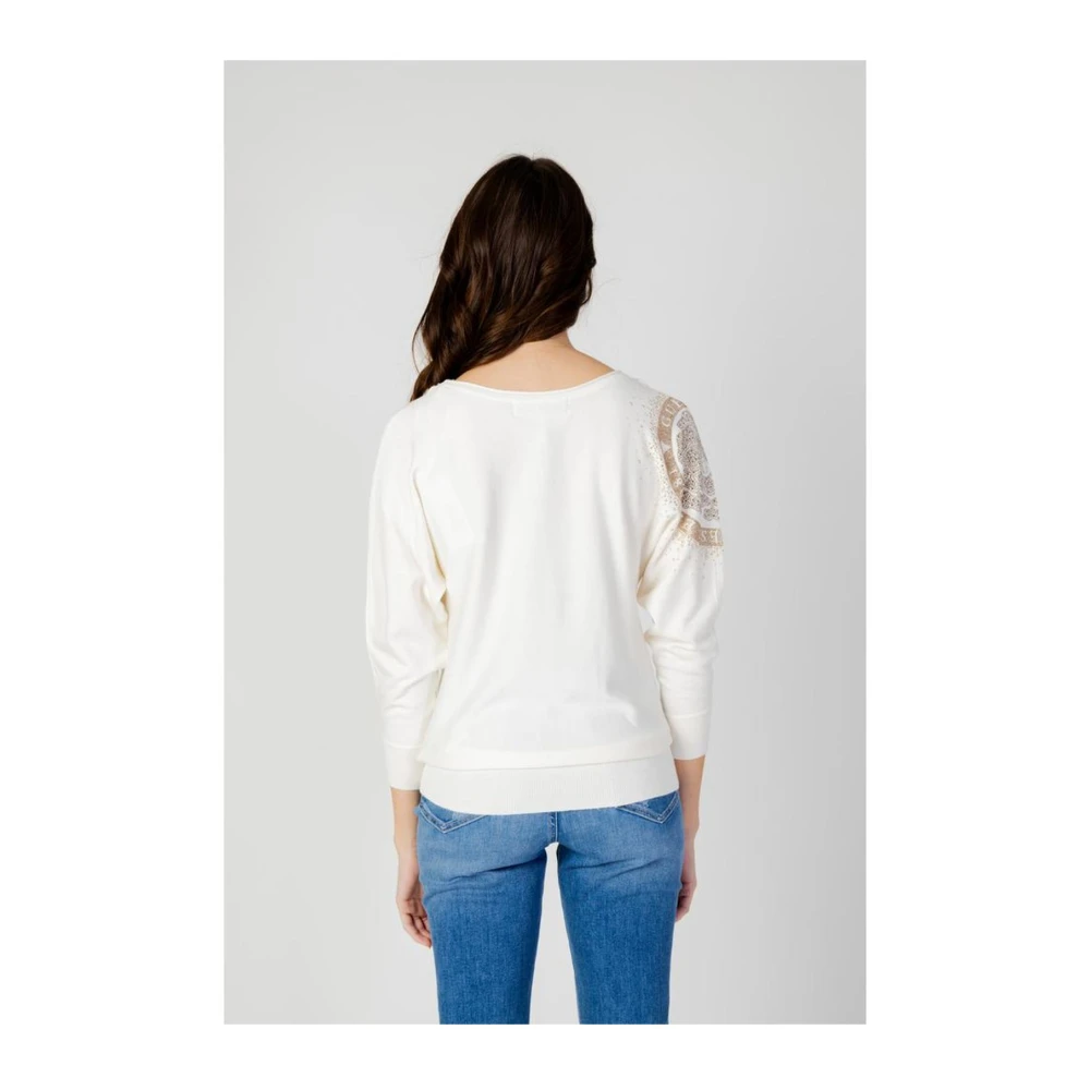 Guess Viscose Top White Dames