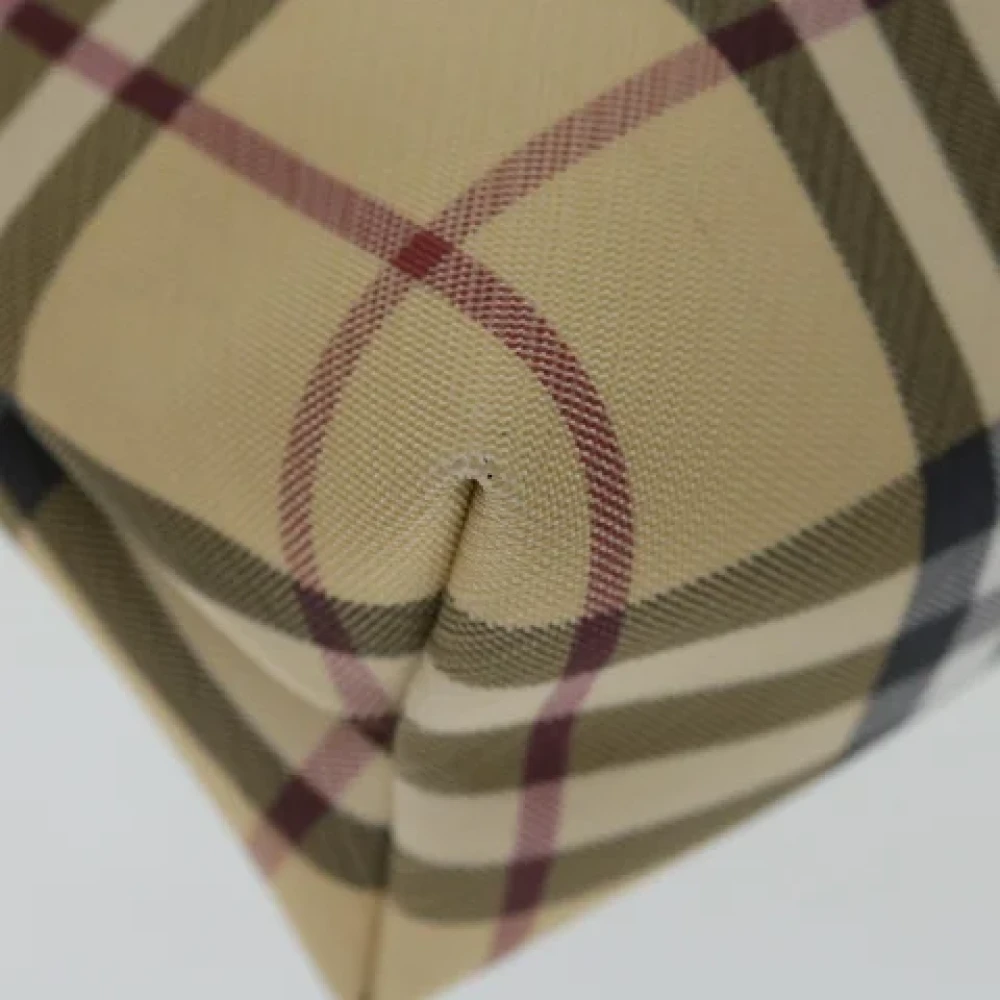 Burberry Vintage Pre-owned Canvas clutches Beige Dames
