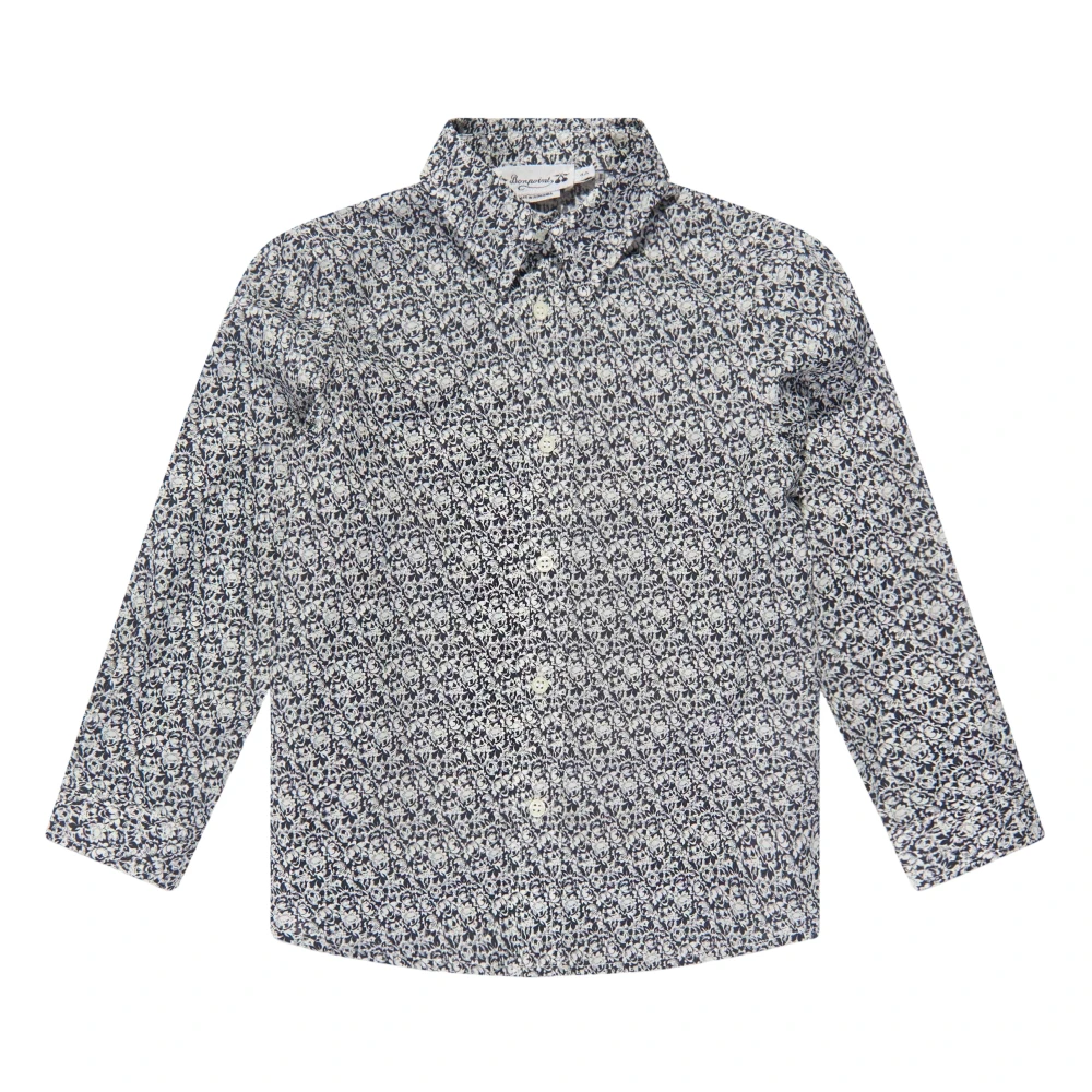 Bonpoint Boys Black Kids Shirts, 4 Y, Daho Shirt