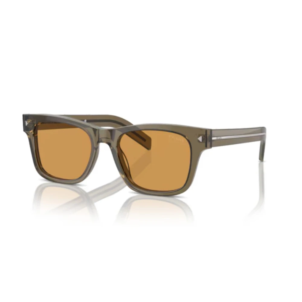 Prada Unisex Green Sunglasses, One Size, Stylish A17s Sole Shoes