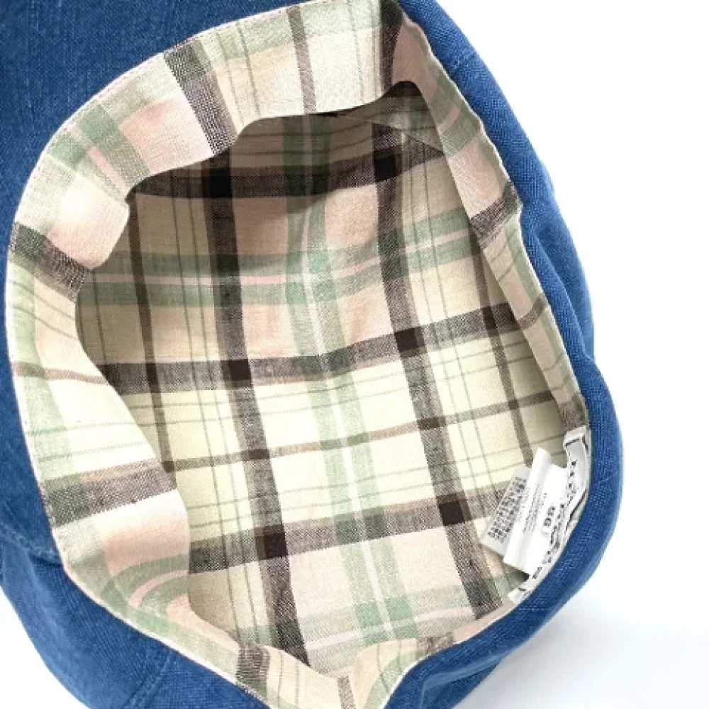 Hermès Vintage Pre-owned Fabric hats Blue Dames