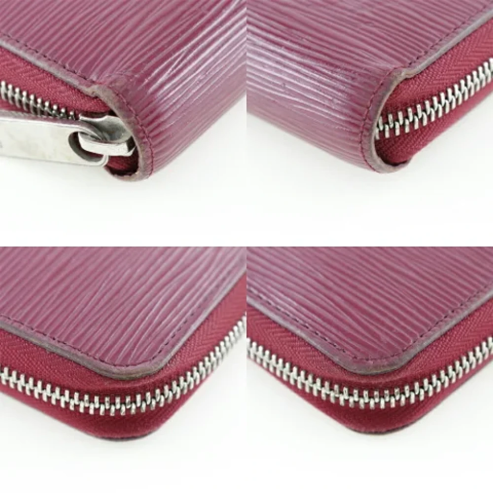 Louis Vuitton Vintage Pre-owned Leather wallets Red Dames