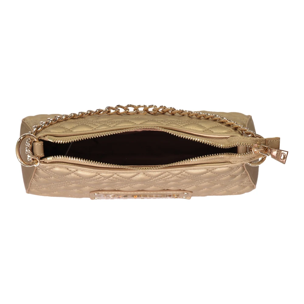 Love Moschino Gewatteerde Schoudertas met Kettinghandvat Yellow Dames