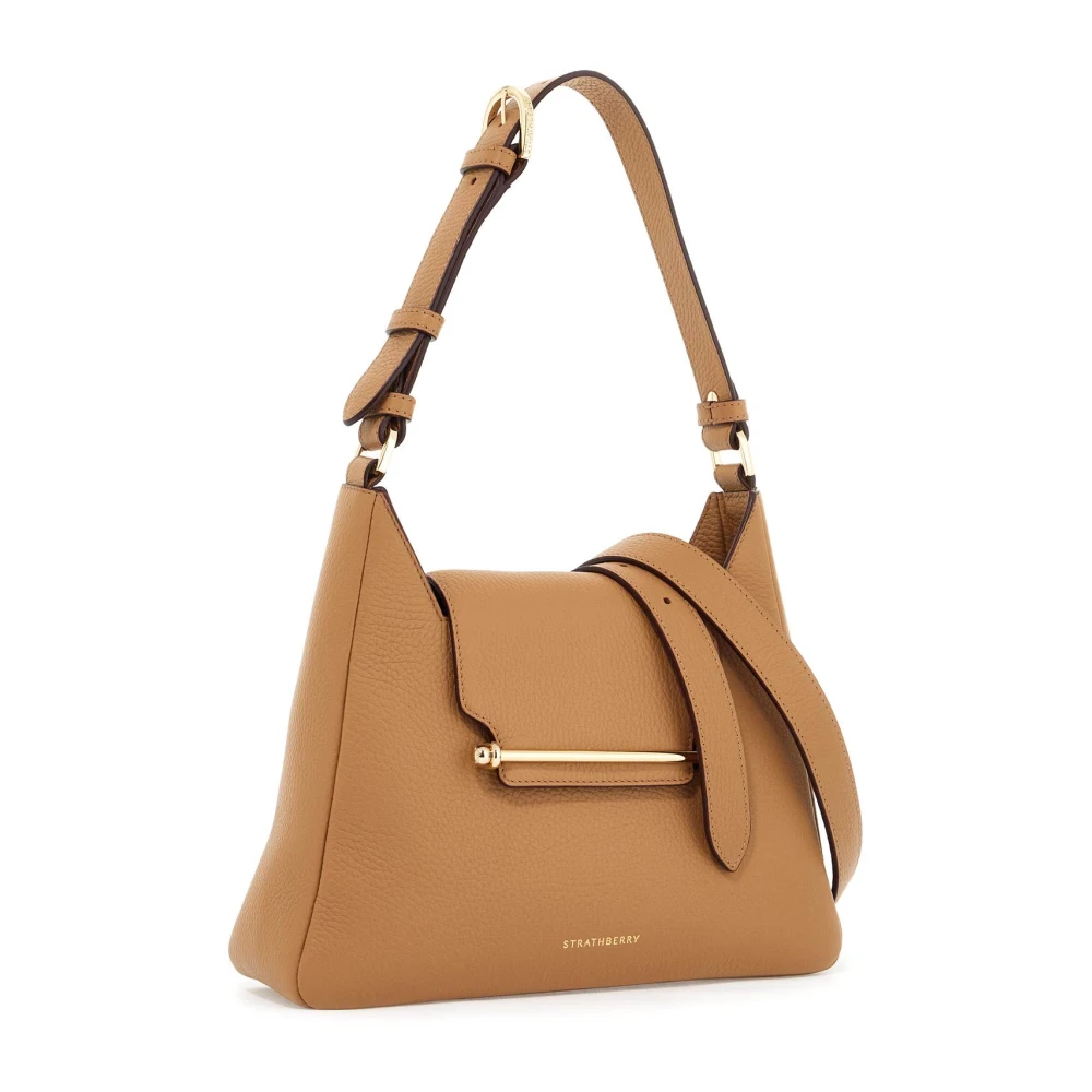 Strathberry Stijlvolle Multress Hobo Tas Brown Dames