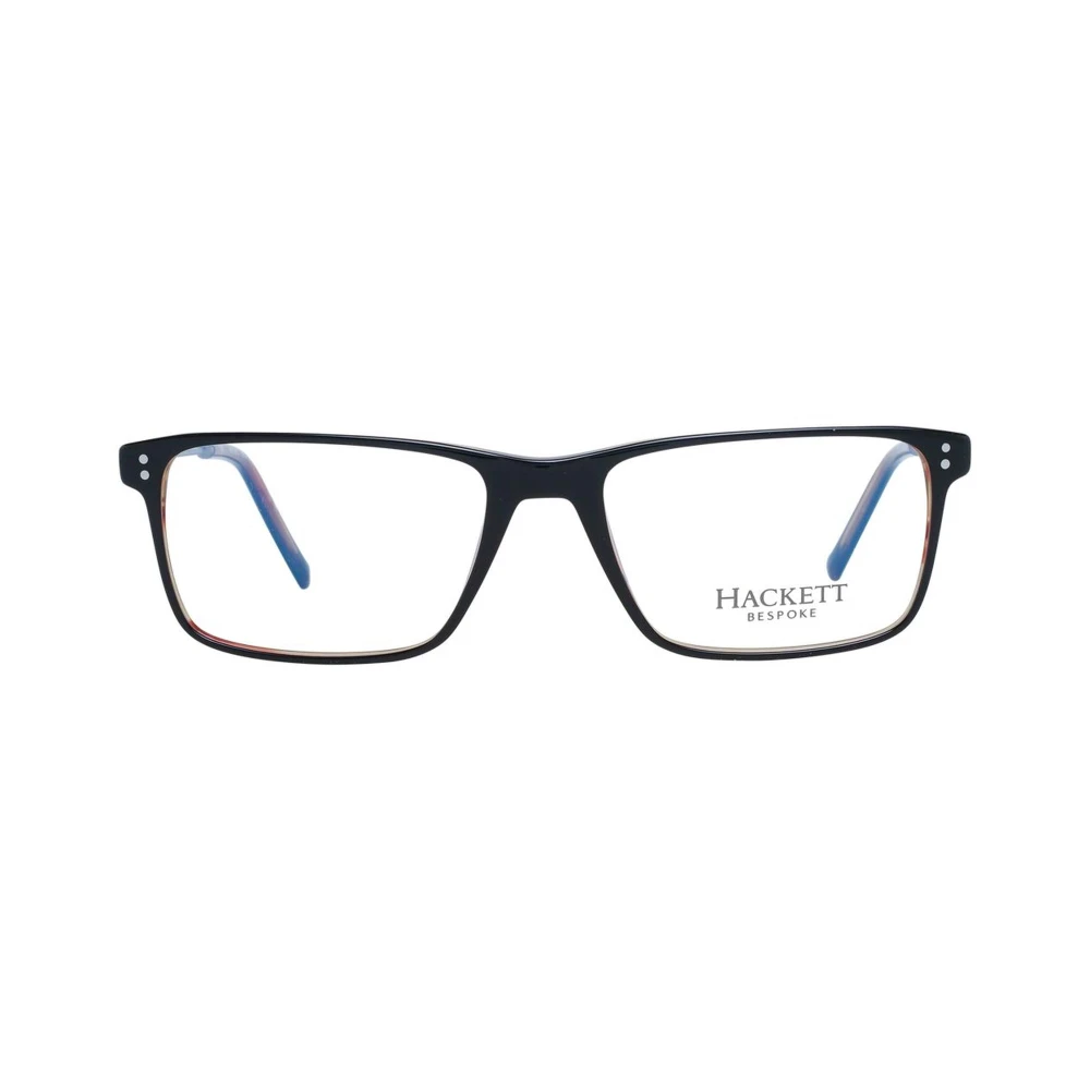 Hackett Zwarte Rechthoekige Blauwfilter Optische Monturen Black Heren