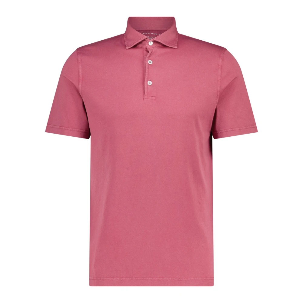 Fedeli - Tops > Polo Shirts - Red - Fedeli - Modalova