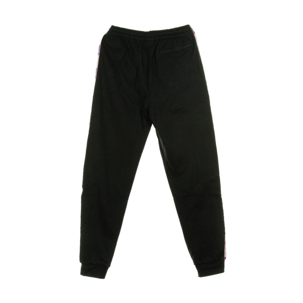 Kappa Stijlvolle heren trainingsbroek in zwart blauw Black Heren