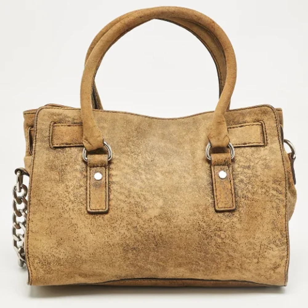 Michael Kors Pre-owned Fabric handbags Beige Dames
